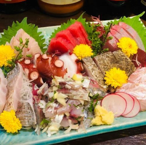 Shonan local fish sashimi
