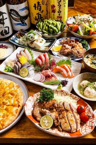 [Recommended for banquets] Food & 30 kinds of shochu & 3 hours all-you-can-drink available from 4,000 yen [Fujisawa/Enoshima Den/Station Chika]