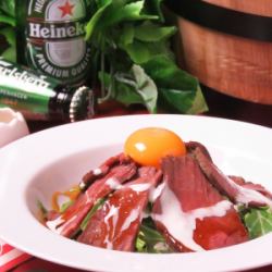 炙りローストビーフ丼