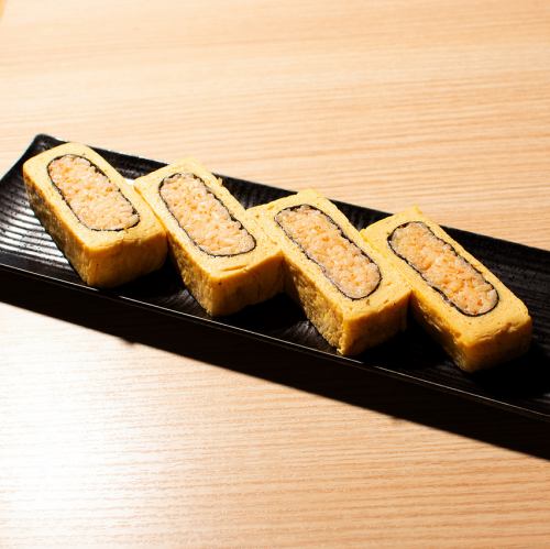 Thick grilled egg