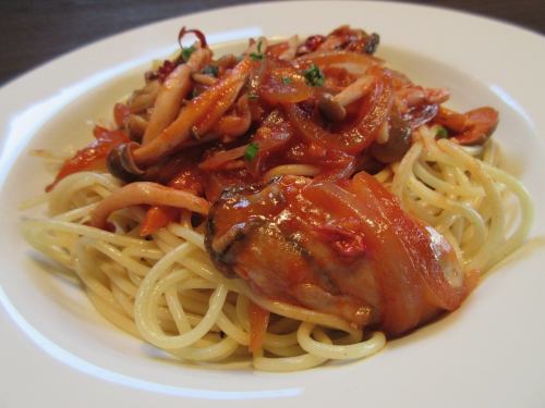 ◆ Oyster tomato sauce pasta