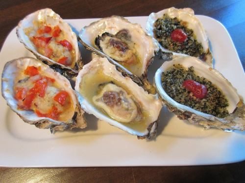 Oven-baked oysters 3 types double set