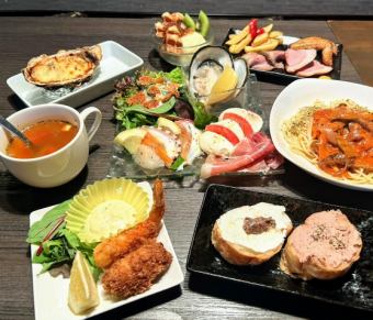 Our basic course! Fourth Generation [Sky Course] Food only course 4,700 yen (8 dishes, 16 items)