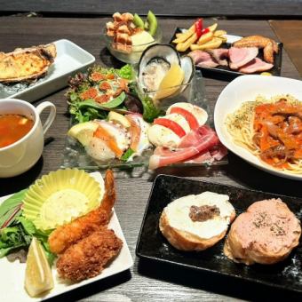 Our basic course! Includes 2 hours of all-you-can-drink! Fourth Generation [Sky Course] 6,500 yen (8 dishes, 16 items)