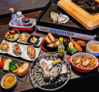 An all-you-can-drink course for oysters♪ Fourth Generation [Oyster Course] 7,000 yen (tax included) with 2 hours of all-you-can-drink