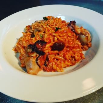 ◆ Oyster tomato risotto