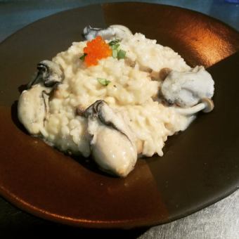 ◆牡蠣のクリームリゾット