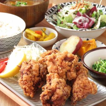 Awaji chicken golden fried set meal