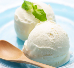 Vanilla ice cream / Today's ice cream