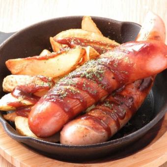 HOP カリーブルスト2種盛り　プレーン・バジル