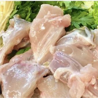 【絕品！河豚鍋、煮河豚皮等7道菜】手撕套餐 8,000日圓（含稅）