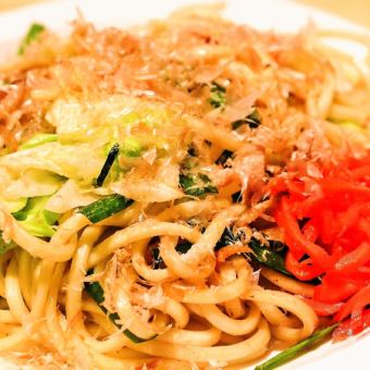 Okinawa Yakisoba (salt, Worcestershire, ketchup)