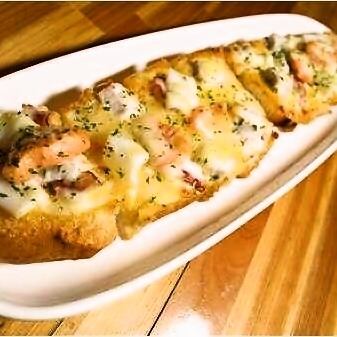 気まぐれバケットPizza