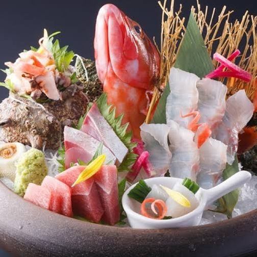 愛媛県産や瀬戸内海で獲れた鮮魚をメインにご提供