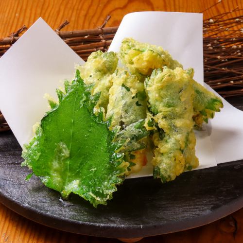 真鯛梅しそ揚げ/真鯛炙りポン酢