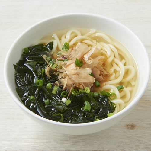 Umashi udon with lots of seaweed