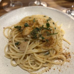 サルディーニャ風ボッタルガ（からすみ）のペペロンチーノパスタ