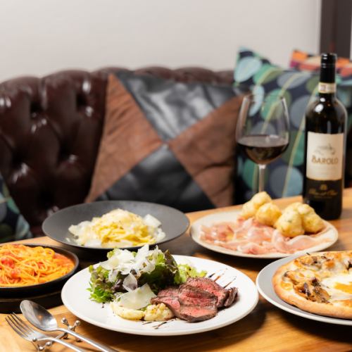 厳選素材で作る多彩な料理