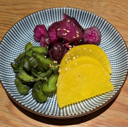 漬物3種盛り合わせ