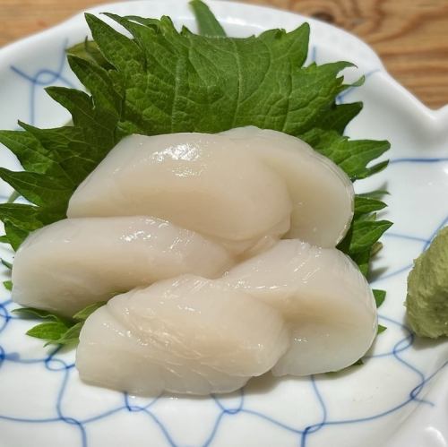 ホタテの刺身