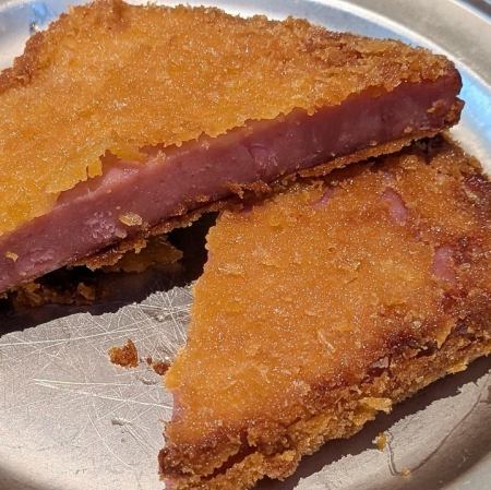 厚切りハムカツ