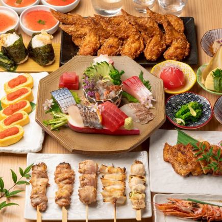 3/1～★【6000円コース】八丁味噌カツなど名古屋名物尽くし 9品＋生ビール付き2時間飲み放題