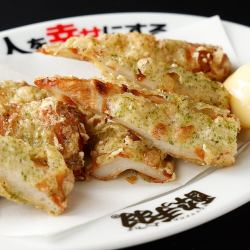 炸西兰花/炸竹轮配海苔