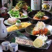 Enjoy a refined banquet ◎ "Japanese Encounter Kaiseki Course" 8 dishes with 3 hours of all-you-can-drink 7,500 yen ⇒ 6,500 yen (tax included)