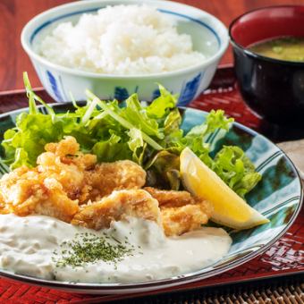 Miyazaki specialty chicken nanban set meal