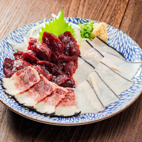 くじら3種盛り刺身