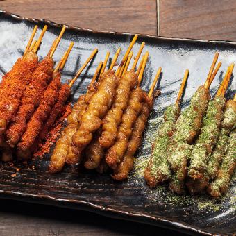 とりかわ3種食べ比べ