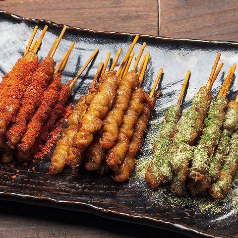 とりかわ3種食べ比べ