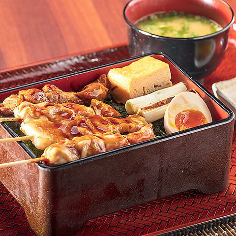1番人気　焼き鳥重定食