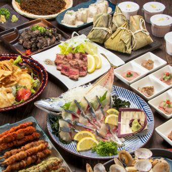 ◆竹乃屋の春の宴会◆人気の松コース全10品飲放付 6050円(税込)!!