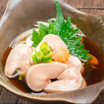 カツオ白子ポン酢