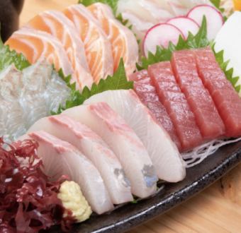 Assorted sashimi (3 pieces)