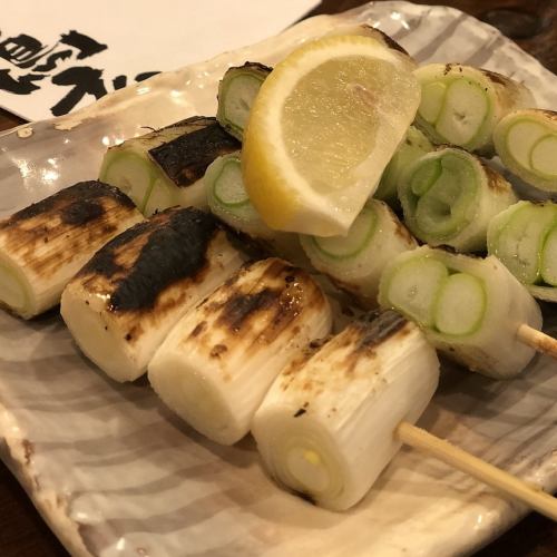 <Vegetable skewers> Green onion