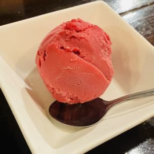 Cassis sorbet