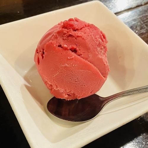 Cassis sorbet