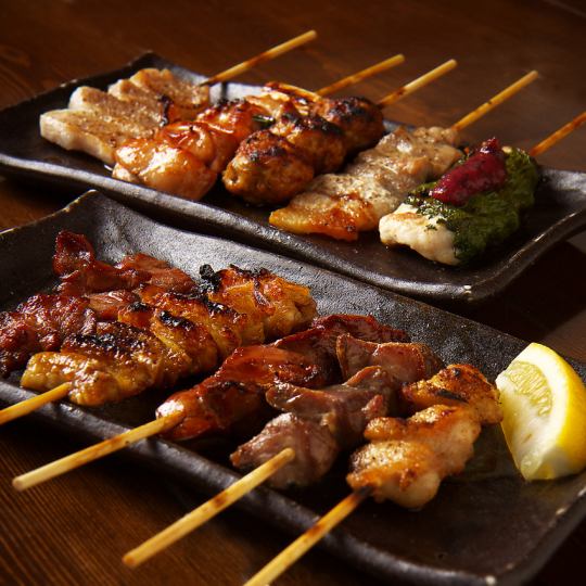 ≪お二人様限定≫鳥玄名物満載！炭火と刺しで味わう贅沢コース5500円（税込）
