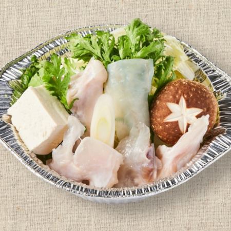 Fugu restaurant's small tetchiri hotpot (cookable as is! Fugu chiri hotpot)