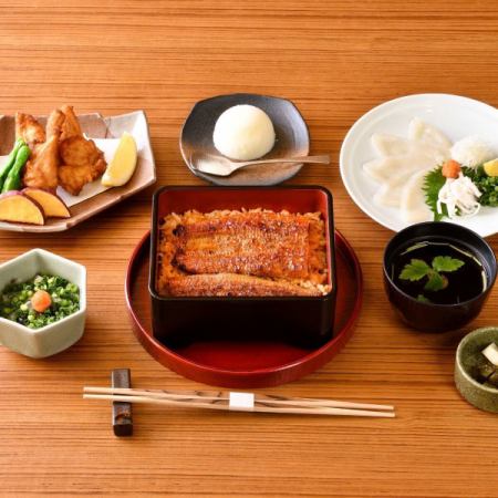 【鰻重・ふぐMIX】国産特上・玄鰻(げんまん)コース【竹】全7品