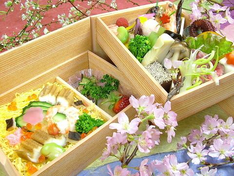 Luxurious two-tier kaiseki bento *Order for 2 people or more