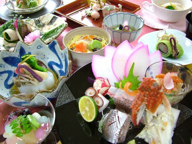 【当天供应！包间怀石料理方案】3月：“春色怀石料理”8道菜6,270日元