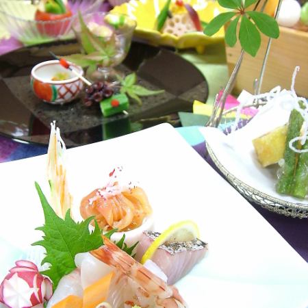 [Available on the day! Kaiseki plan in a private room] June "Seto no Suzune Kaiseki" 7 dishes for 6,600 yen