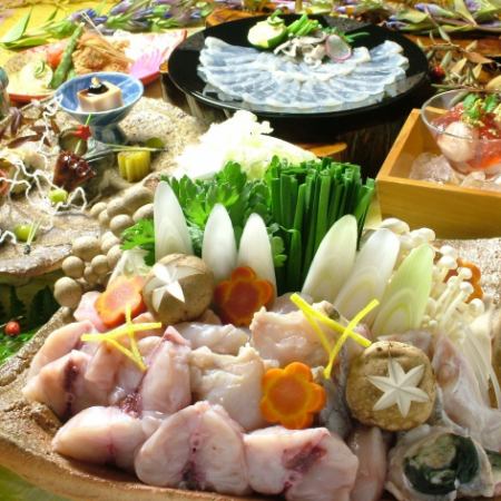 【新年会にもおすすめ】【今季解禁!】贅沢瀬戸内フグ三昧★とら河豚懐石13,200円