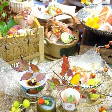 [Available on the day! Limited to two groups per day, private room kaiseki plan] December "Winter Mist Kaiseki over the Waterside" 10 dishes 9,900 yen