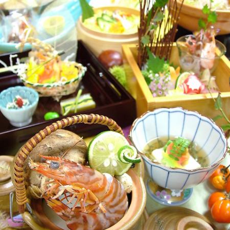 [Available on the day! Private room kaiseki plan] December "Fallen Leaves Kaiseki" 9 dishes 7,700 yen