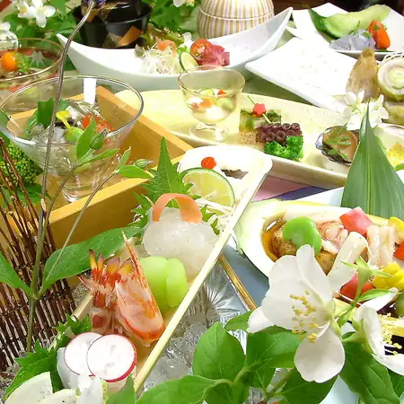[Same-day reservations OK! Private room kaiseki plan] August 'Kaiseki of the Flower Ice' 9 dishes 7700 yen