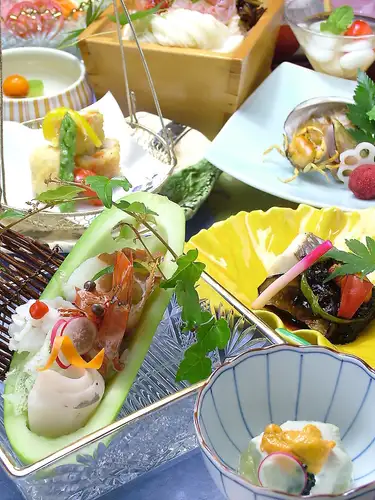 [Available on the day! Private room kaiseki plan] August 'Summer-colored refreshing kaiseki' 8 dishes 6600 yen